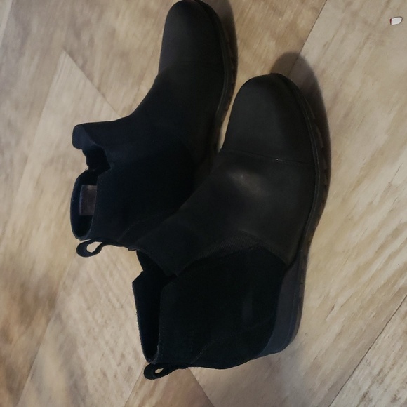 Sorel leather booties black 10 - Picture 2 of 4